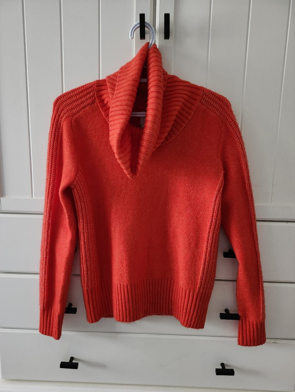 Joie Red/Orange Cowl Neck Women’s Sweater Sz S